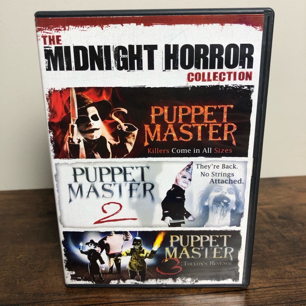 🎥10 for $15🍿 Puppet Master 1,2,&3 DVD